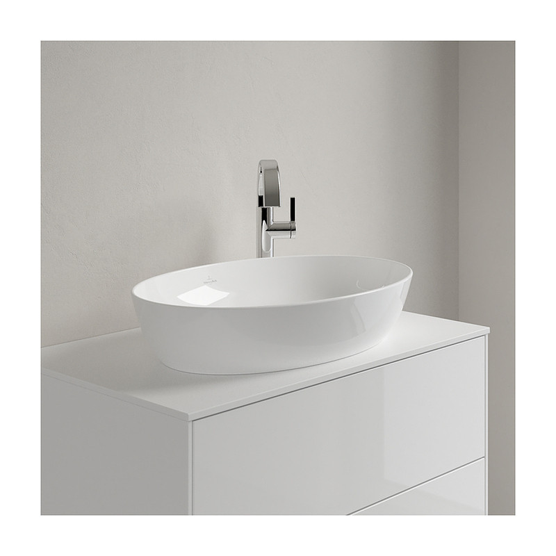 Раковина накладная 610х410 Villeroy & Boch Artis белый альпин