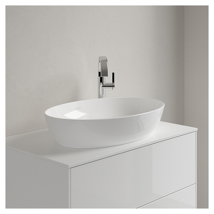 Раковина накладная 610х410 Villeroy & Boch Artis белый альпин