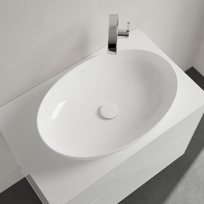 Раковина накладная 610х410 Villeroy & Boch Artis белый альпин
