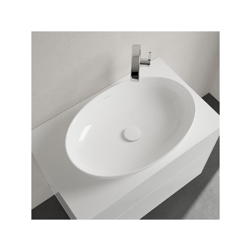 Раковина накладная 610х410 Villeroy & Boch Artis белый альпин