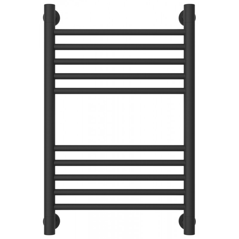 Полотенцесушитель водяной Сунержа Богема+ прямая 600x400 с технологией ПолимерПроект, темный титан нуар