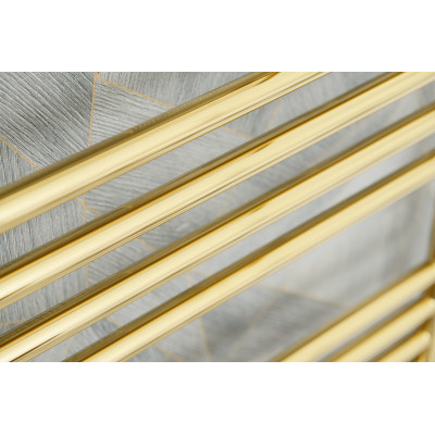 Полотенцесушитель водяной Сунержа Богема+ с полкой 600x500 с технологией ПолимерПроект, сатин