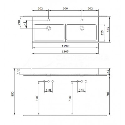 Раковина BOCCHI Milano 1393-001-0132