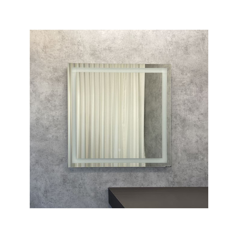 Зеркало с подсветкой 75x75см Comforty 00004140521CF