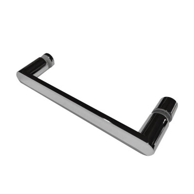 Душевой уголок 110x80x195см ABBER Schwarzer Diamant AG01118M профиль хром, стекло матовое, универсальная установка