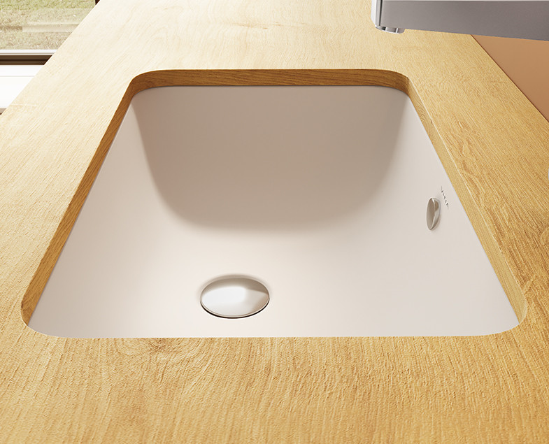 Раковина 48см встраиваемая снизу Vitra S20, цвет белый