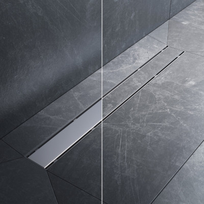 Трап для душа линейный, универсальный затвор Tile, 70 см Am.pm W02SC-U11-070-04SB