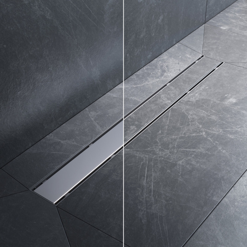 Трап для душа линейный, универсальный затвор Tile, 70 см Am.pm W02SC-U11-070-04SB