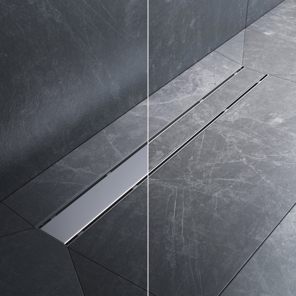 Трап для душа линейный, универсальный затвор Tile, 70 см Am.pm W02SC-U11-070-04SB