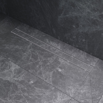 Трап для душа линейный, универсальный затвор Tile, 80 см Am.pm W02SC-U11-080-04SB