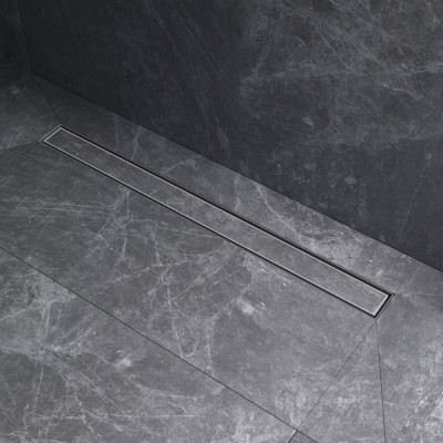 Трап для душа линейный, универсальный затвор Tile, 80 см Am.pm W01SC-U11-080-04SB