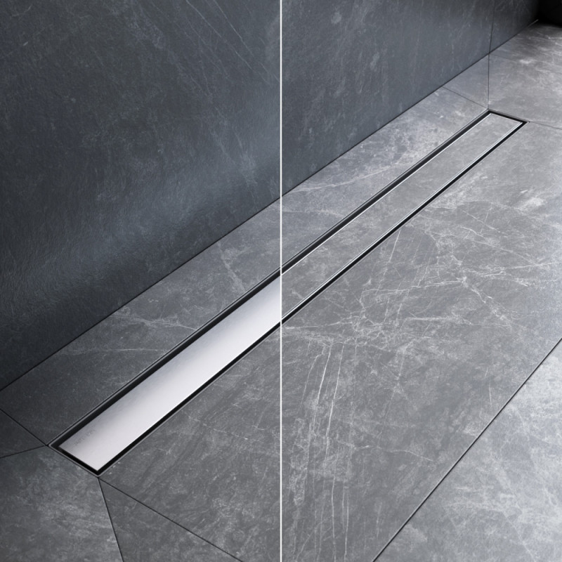 Трап для душа линейный, универсальный затвор Tile, 90 см Am.pm W01SC-U11-090-04SB