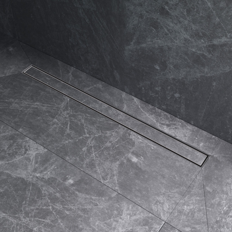 Трап для душа линейный, универсальный затвор Tile, 90 см Am.pm W01SC-U11-090-04SB