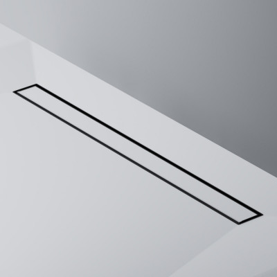 Трап для душа линейный, универсальный затвор Tile, 80 см черный Am.pm W01SC-U11-080-04BM