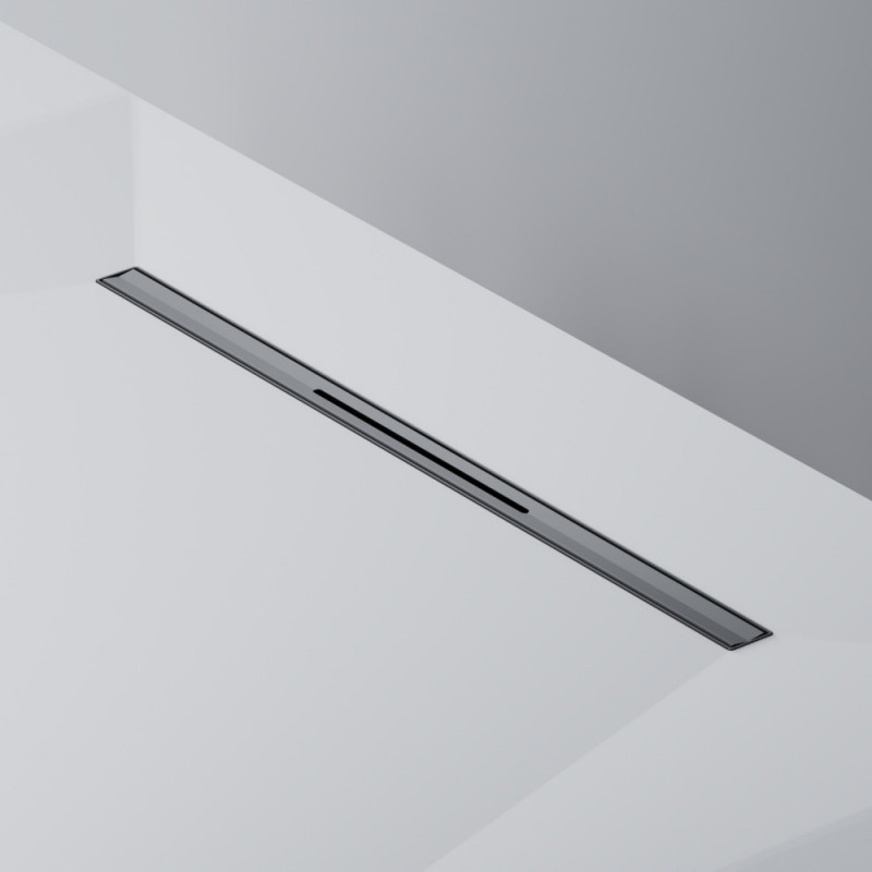 Трап для душа линейный, универсальный затвор Slim line, 60 см черный Am.pm W01SC-S11-060-05BM
