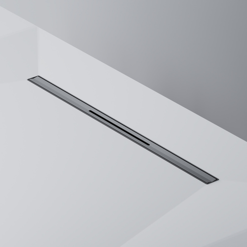 Трап для душа линейный, универсальный затвор Slim line, 60 см черный Am.pm W01SC-S11-060-05BM