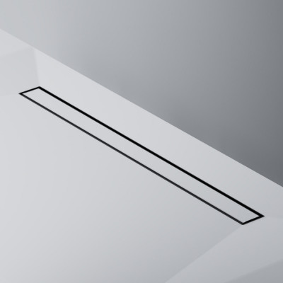 Трап для душа линейный, универсальный затвор Tile, 90 см черный Am.pm W01SC-U11-090-04BM