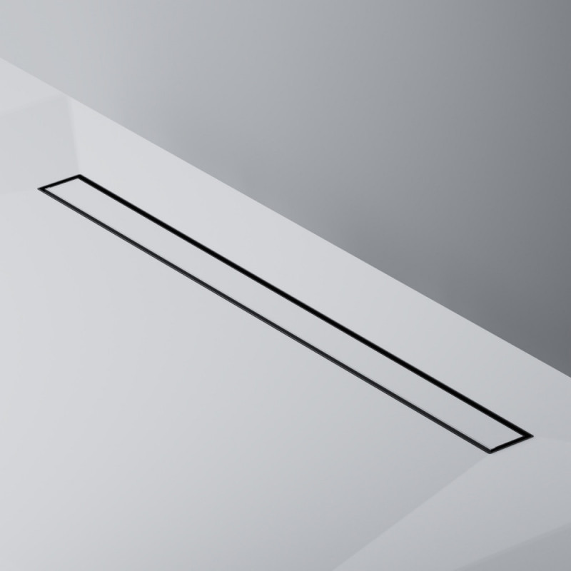 Трап для душа линейный, универсальный затвор Tile, 90 см черный Am.pm W01SC-U11-090-04BM
