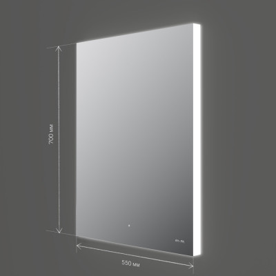 Зеркало с LED подсветкой 55см Am.pm X-Joy M85MOX10551S
