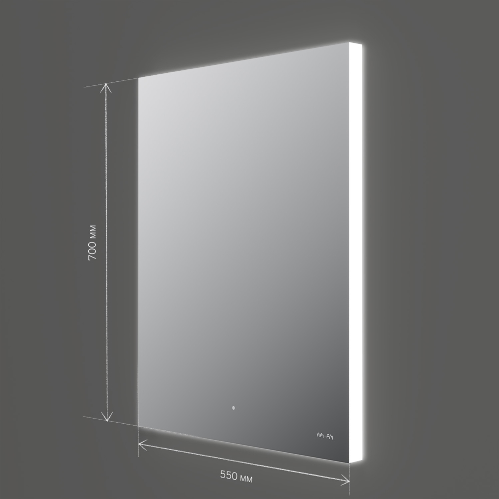 Зеркало с LED подсветкой 55см Am.pm X-Joy M85MOX10551S