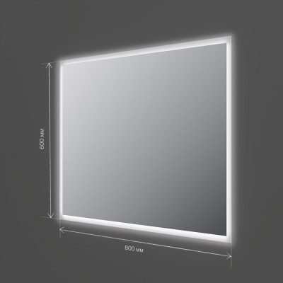 Зеркало с подсветкой 80x60см Am.pm Spirit 2.0 M71AMOX0801SA