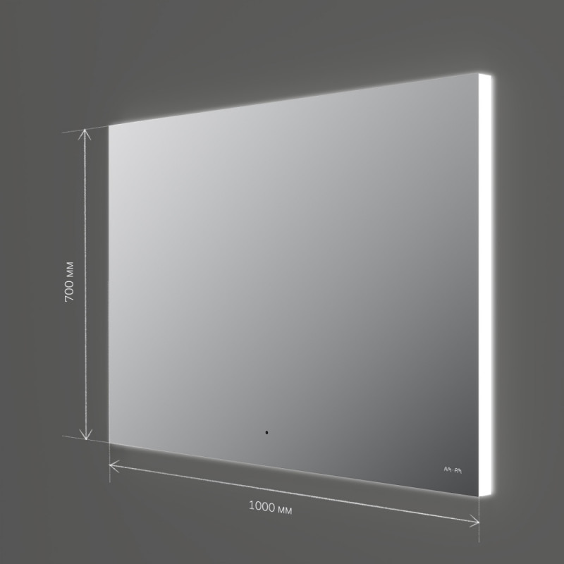 M85MOX11001S X-Joy Зеркало с интерьерной Led подсветкой, ИК-сенсорром, 100 см