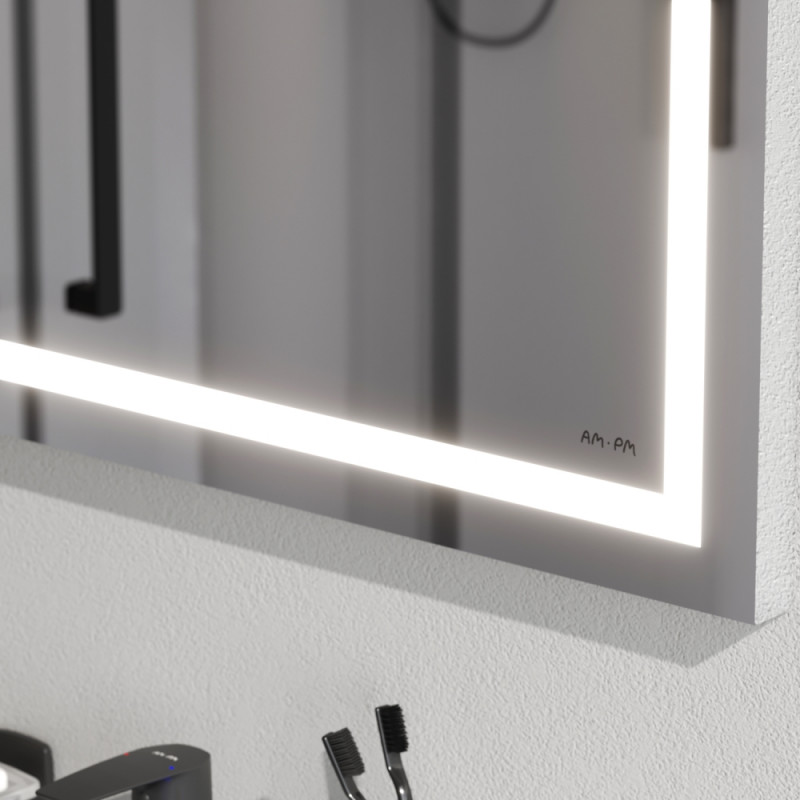 M91AMOX0651WG Универсальное зеркало настенное с контурной LED-подсветкой, 65 см