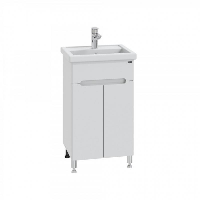 Тумба для раковины напольная белая Лондон 50 Santa