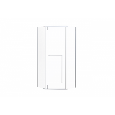 Душевой уголок 90x90см Esbano ESS-90PR-C профиль хром, стекло прозрачное