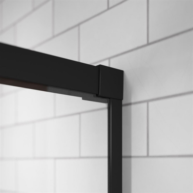 Душевой уголок Radaway Idea Black KDD черный/прозрачное, душевая дверь 100 правая для комбинации