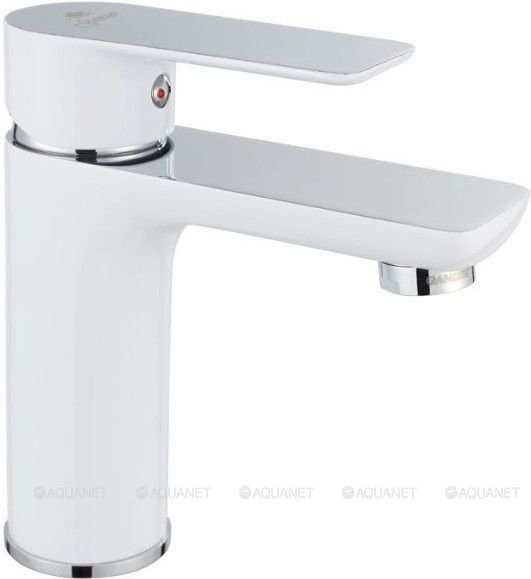 Смеситель для раковины Aquanet Arctic белый.
