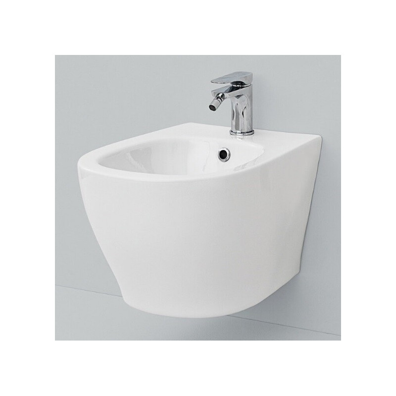 Биде подвесное 36x52см ArtCeram TEN 4.0 &ndash; TEB004 белое глянцевое