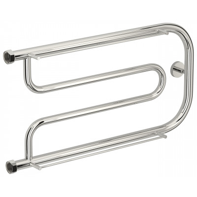 Полотенцесушитель водяной Сунержа Гусли+ 2 полки 320x650 с технологией ПолимерПроект, хром