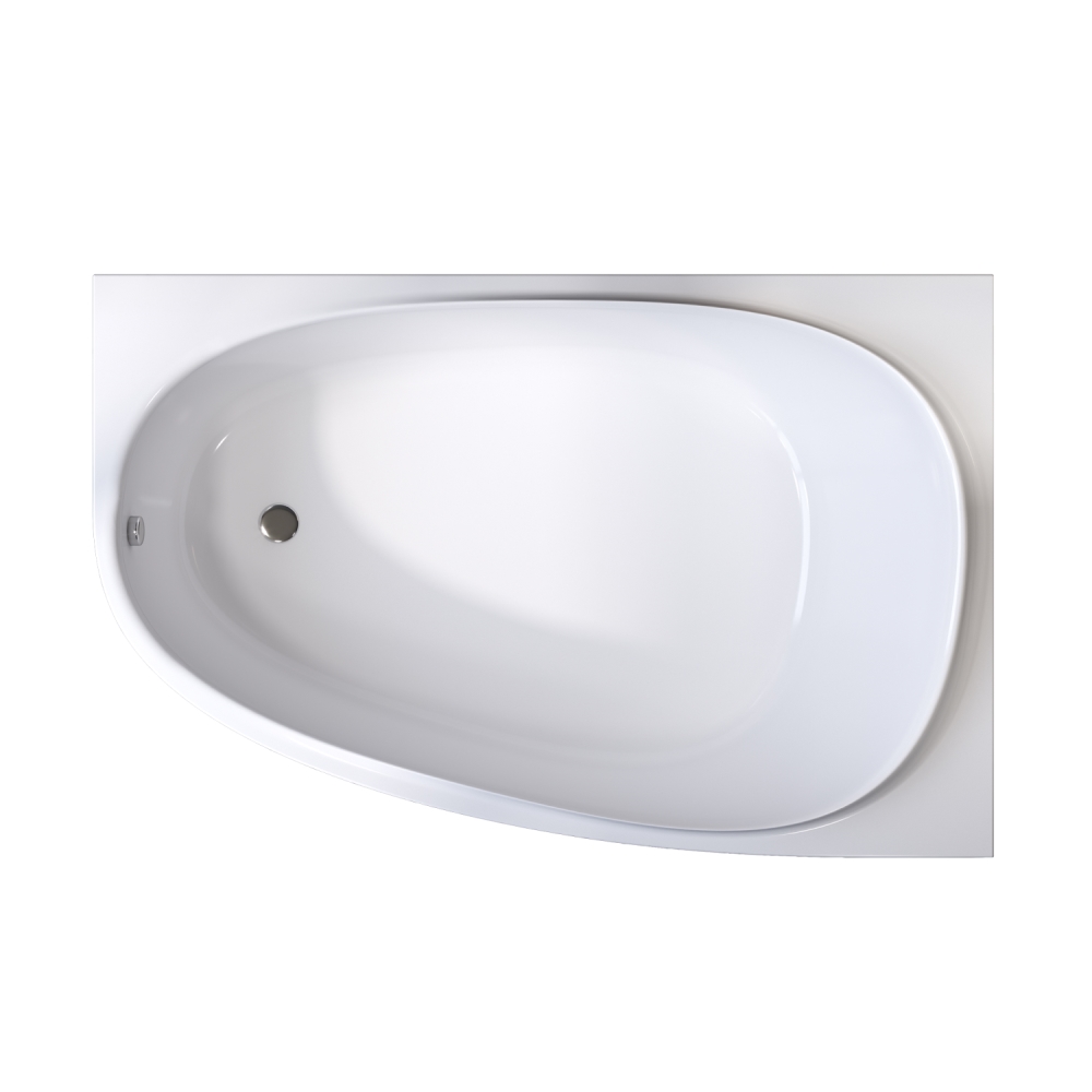 Акриловая ванна левая белая 170х110х46см Am.pm Like W80A-170L110W-A