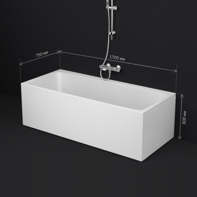 Акриловая ванна белая 170x75см Am.pm Func W84A-170-075W-A