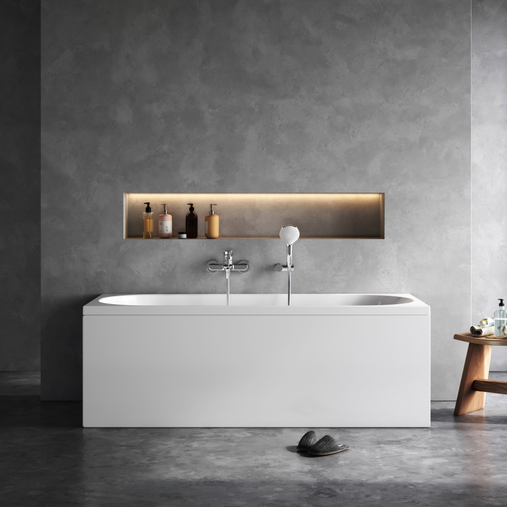 Акриловая ванна белая 170x75см Am.pm X-Joy W94A-170-075W-A