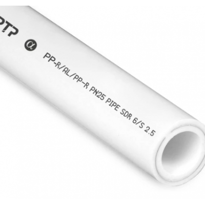 Труба PPR/AL/PPR  50х8,3 PN25 белый 4м РТП