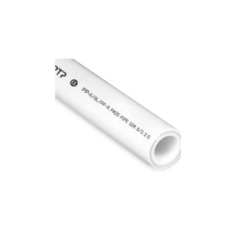 Труба PPR/AL/PPR  50х8,3 PN25 белый 4м РТП