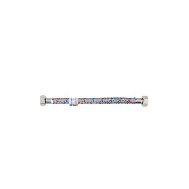 Подводка гибкая для воды нержавеющая оплетка ГИГАНТ 3/4" г-г L-0.8м AQUALINE