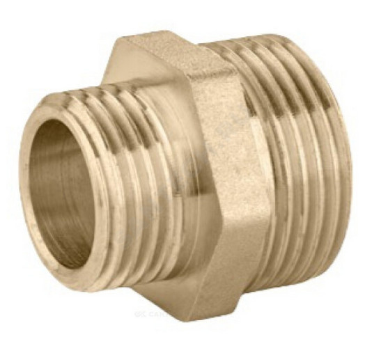 Ниппель латунь переходной Ду 25х15 (1"х1/2") НР LD LD.65.503.2515