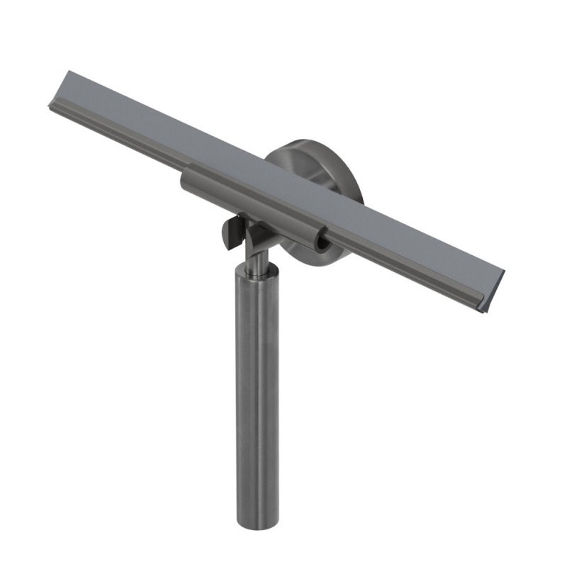 Скребок-водосгон для душевой шторки подвесной оружейная сталь Cezares RELAX RELAX-SV-GM