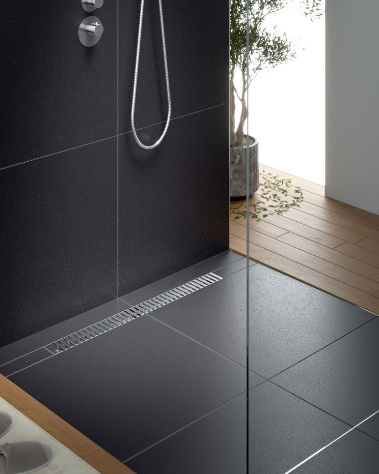 Душевой лоток Timo Drain System 60см с вставкой "lines"