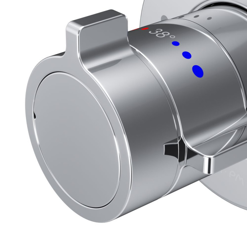 Смеситель для душа с термостатом встраиваемый хром Am.pm X-Joy F85A65600
