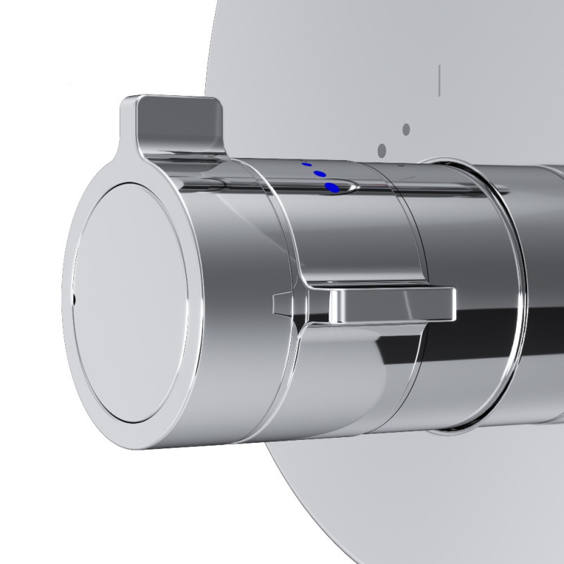 Смеситель для душа с термостатом встраиваемый хром Am.pm X-Joy F85A45600