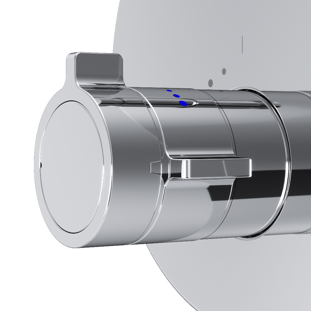 Смеситель для душа с термостатом встраиваемый хром Am.pm X-Joy F85A45600