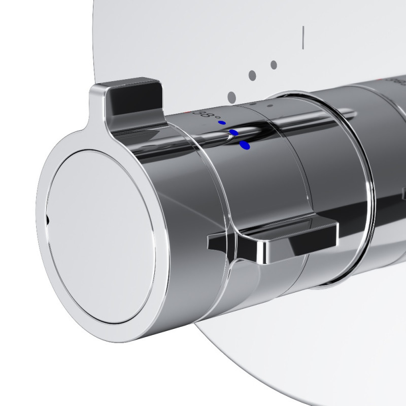 Смеситель для душа с термостатом встраиваемый хром Am.pm X-Joy F85A95600