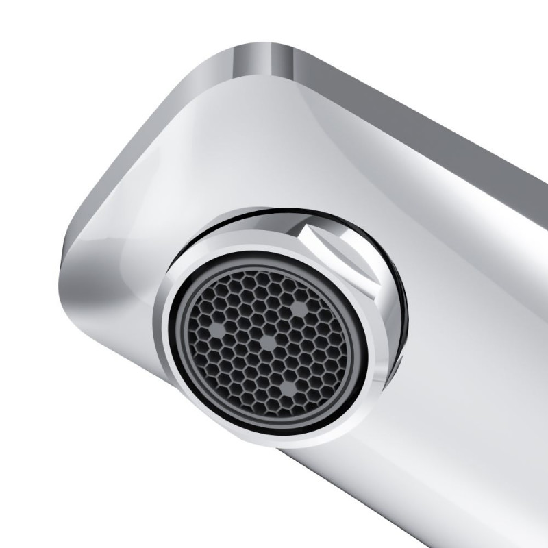 Смеситель для раковины с индикацией температуры хром Am.pm Gem F90A02400