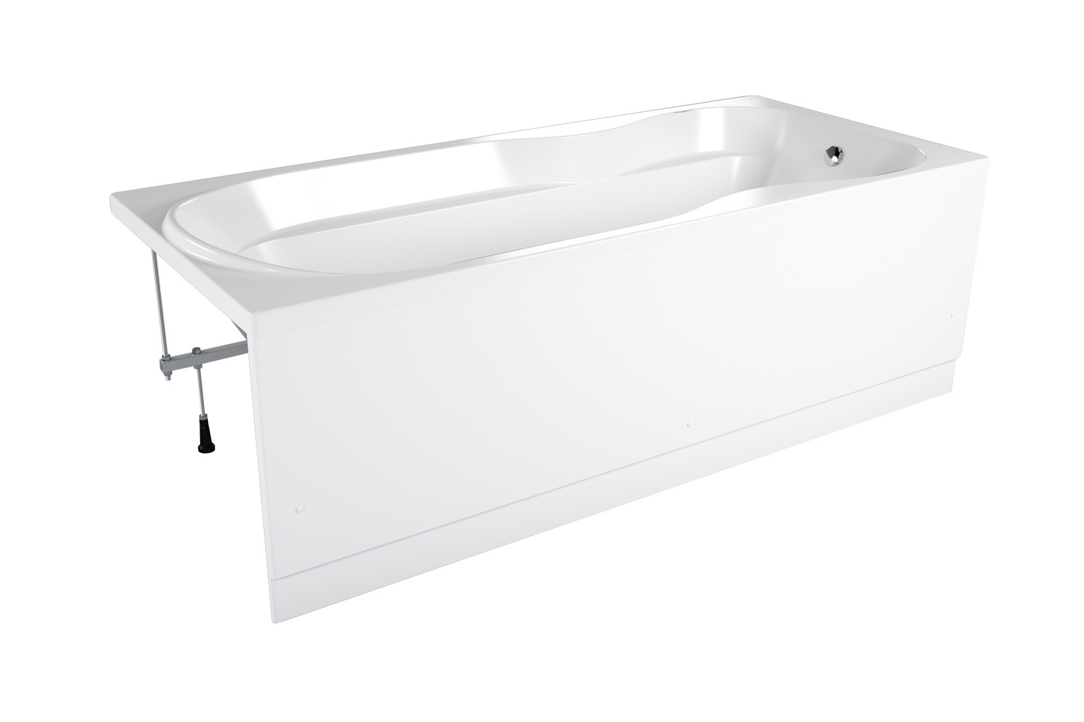 Акриловая прямоугольная ванна 180х80x43 см Comfort Maxi