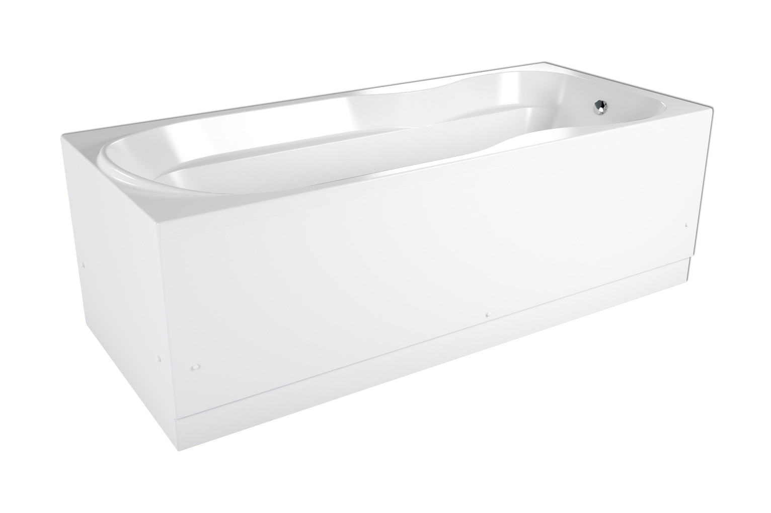 Акриловая прямоугольная ванна 180х80x43 см Comfort Maxi