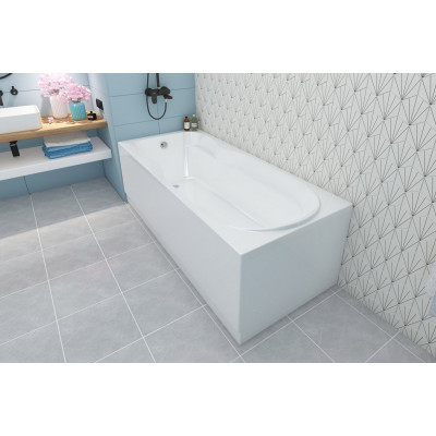 Акриловая прямоугольная ванна 180х80x43 см Comfort Maxi